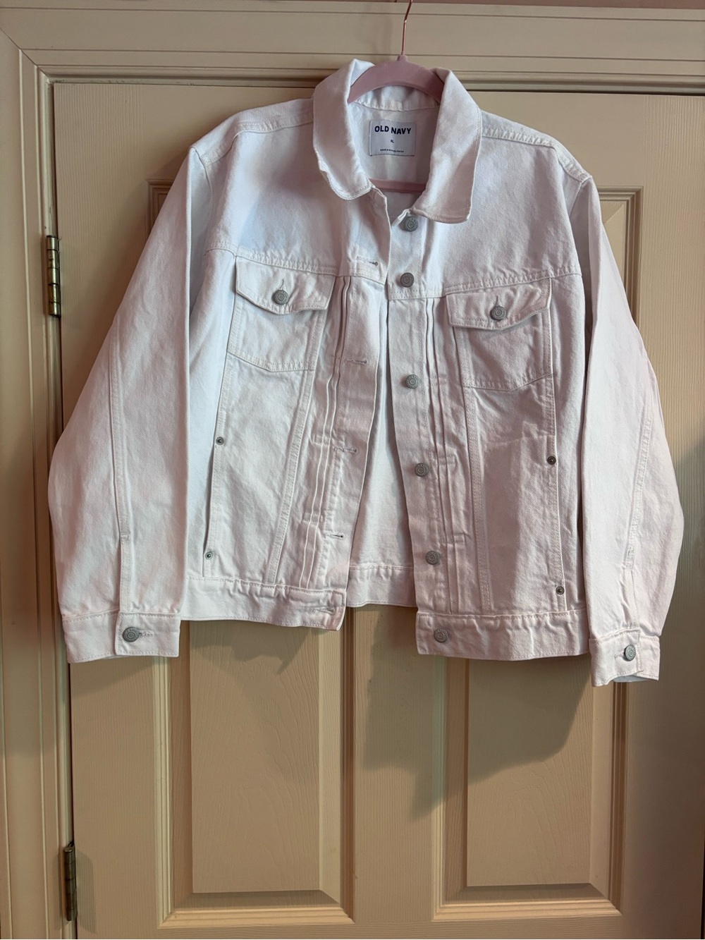 Old Navy Off-White Denim Jacket